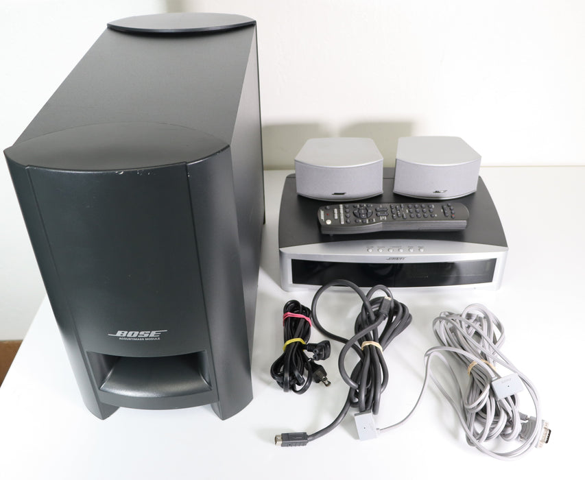 Bose AV3-2-1 II Media Center 2.1 Home Theater System DVD CD Player Speakers Subwoofer-DVD & Blu-ray Players-SpenCertified-vintage-refurbished-electronics