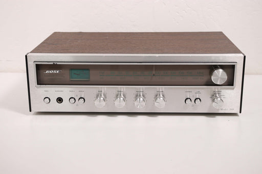 Bose Model 360 Silver Face Vintage Home Stereo Receiver Wooden Cover-Audio & Video Receivers-SpenCertified-vintage-refurbished-electronics