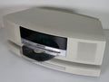 Bose Wave Music System III CD Player AM FM Radio Tuner White with Soundtouch Pedestal