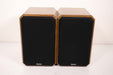 Boston HD5 Small Bookshelf Speaker Pair 2 Way Light Brown Wood-Speakers-SpenCertified-vintage-refurbished-electronics