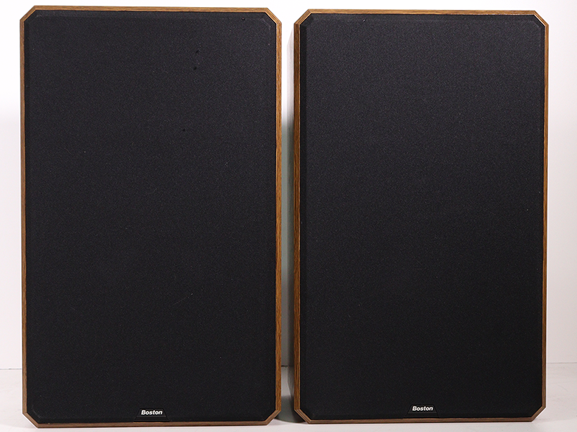 Boston HD8 Bookshelf Speaker Pair 2 Way Light Brown Wood (Pair)-Speakers-SpenCertified-vintage-refurbished-electronics