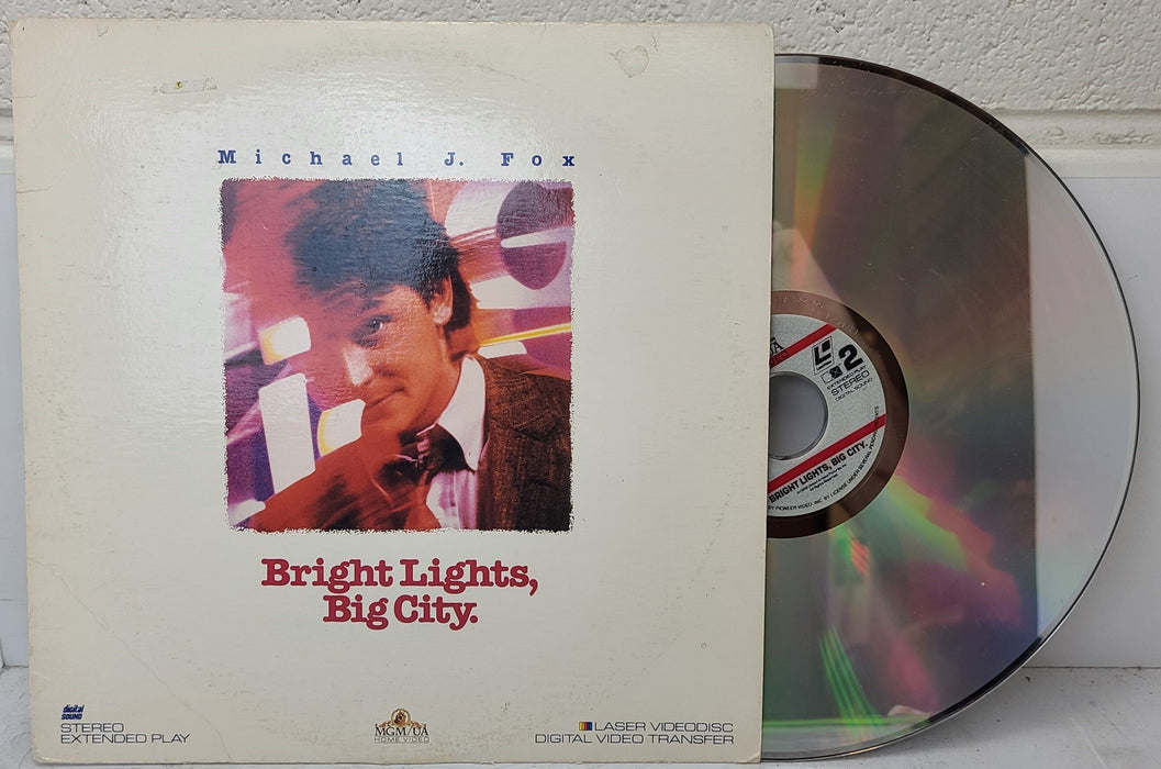 Bright Lights, Big City with Michael J. Fox LaserDisc Movie-Electronics-SpenCertified-refurbished-vintage-electonics