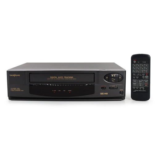 Broksonic VHSA-6687CTTC VCR/VHS Player/Recorder with Digital Auto Tracking-Electronics-SpenCertified-refurbished-vintage-electonics
