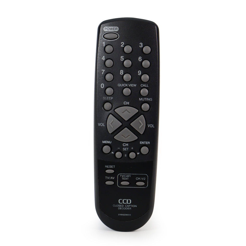 CCD Closed Caption Decoder 076N0DW010 Remote Control for TV TV1933 and