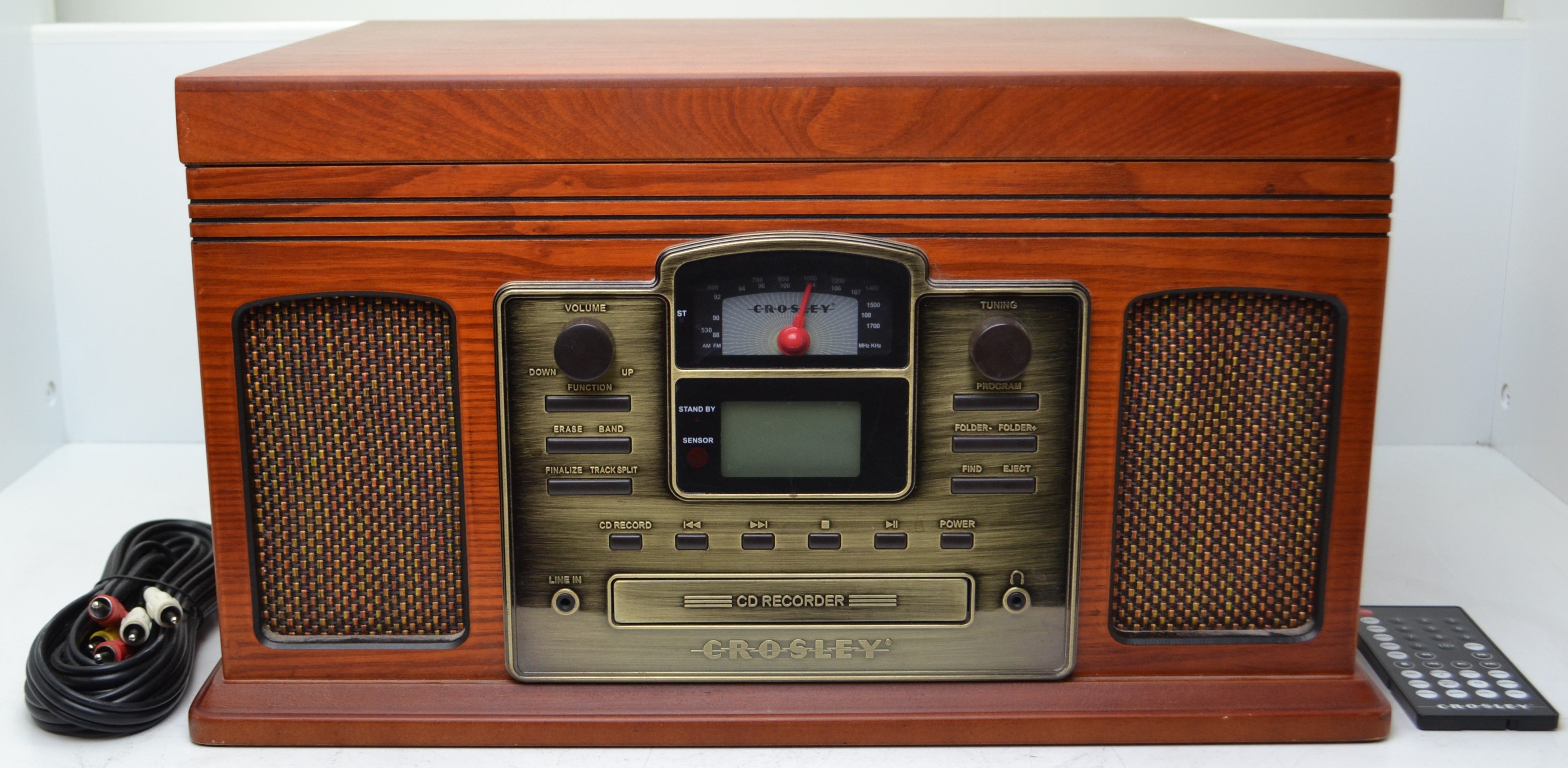 CROSLEY - CR245 - Turntable Vinyl Record Player - CD Recorder - AM/FM ...