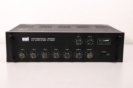 CSI Professional Series PA Amplifier P-120A-Audio Amplifiers-SpenCertified-vintage-refurbished-electronics