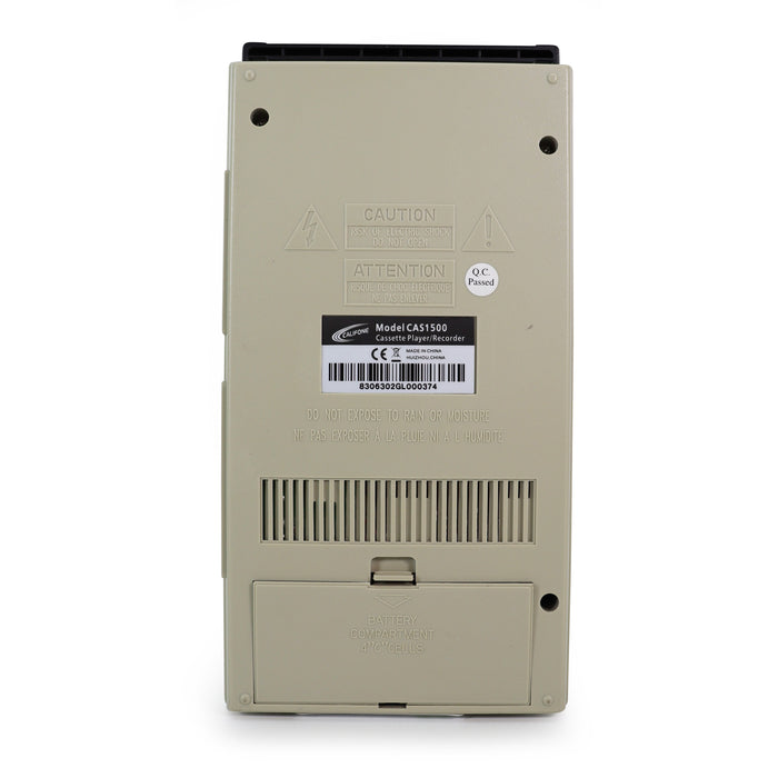 Califone CAS1500 Cassette Recorder/Player-Electronics-SpenCertified-refurbished-vintage-electonics