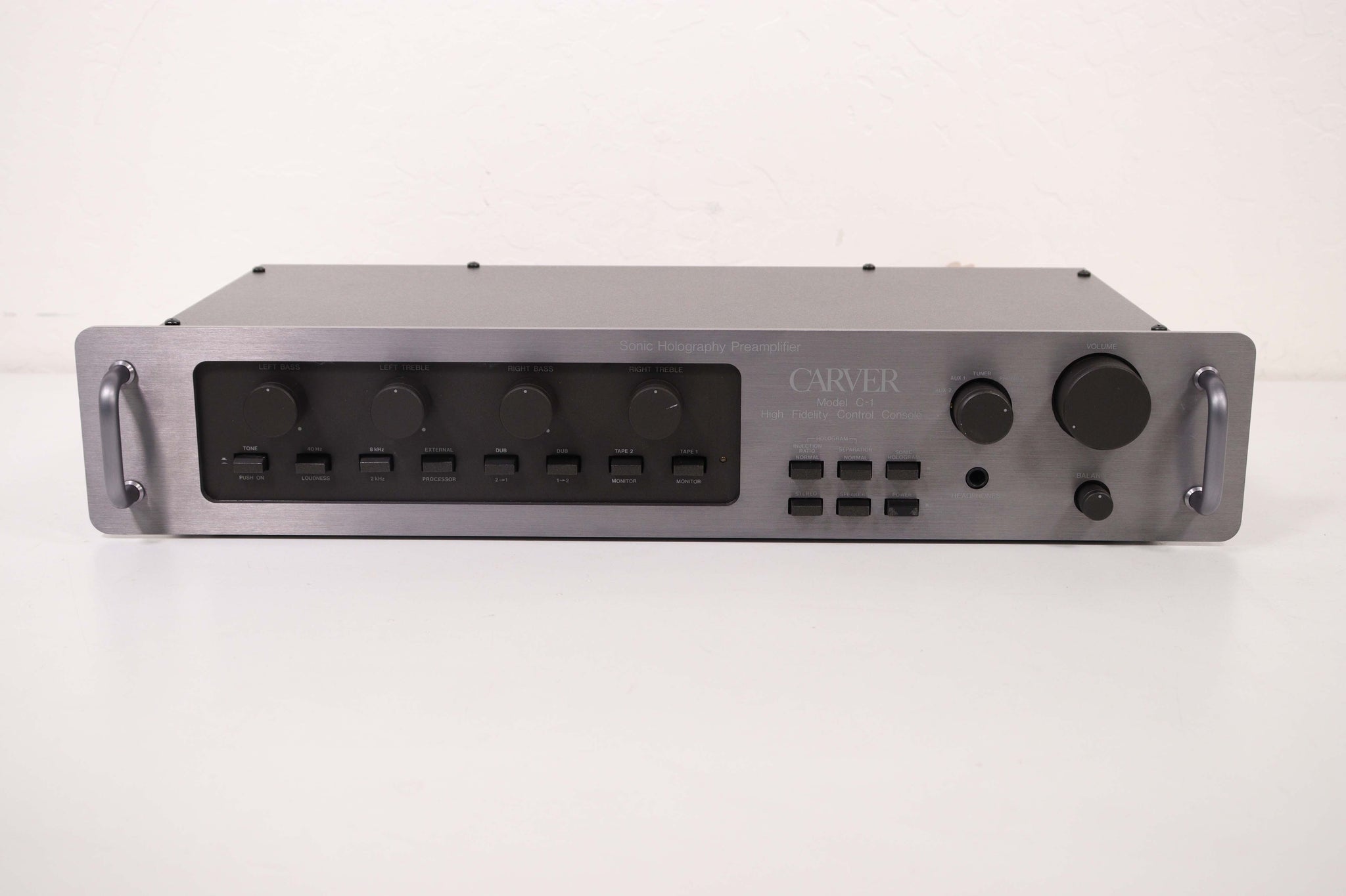 Carver Rack Carver Preamp Power Amp Combo Rack System C-1 M-1.0t Mono or Stereo ...
