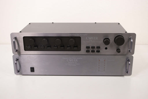 Carver Preamp Power Amp Combo Rack System C-1 M-1.0t Mono or Stereo-Power Amplifiers-SpenCertified-vintage-refurbished-electronics