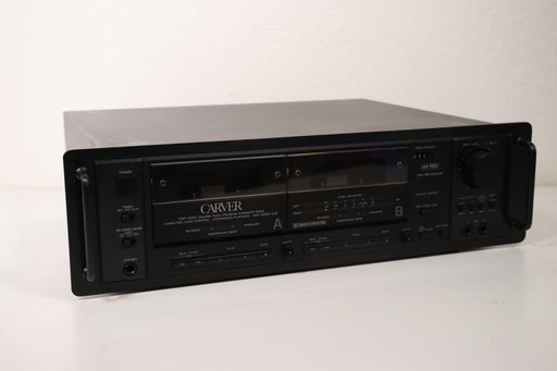 Carver TDR-2400 Double Auto-Reverse Cassette Deck High Speed Dub Amorphous Head-Cassette Players & Recorders-SpenCertified-vintage-refurbished-electronics