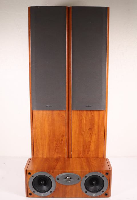 Celestion F30 Tower Speaker Pair Rear Port Brown Wood-Speakers-SpenCertified-vintage-refurbished-electronics