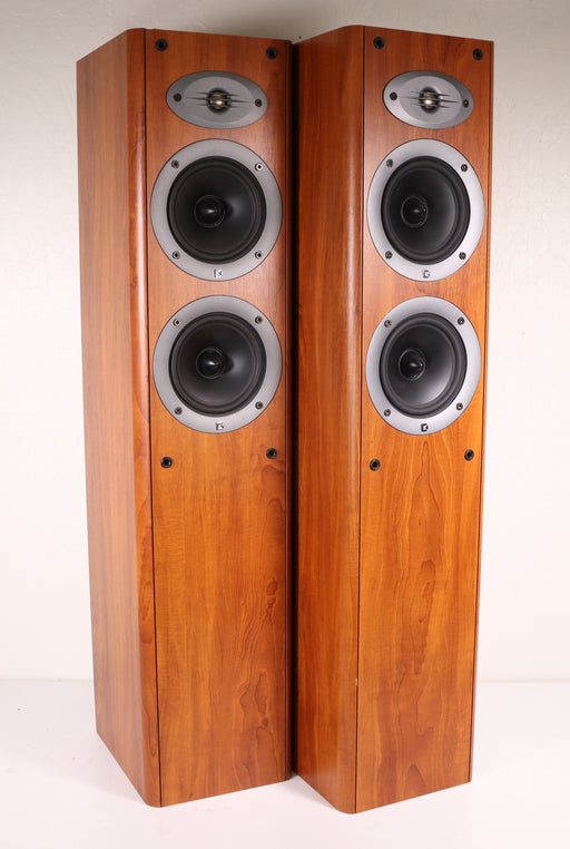 Celestion F30 Tower Speaker Pair Rear Port Brown Wood-Speakers-SpenCertified-vintage-refurbished-electronics