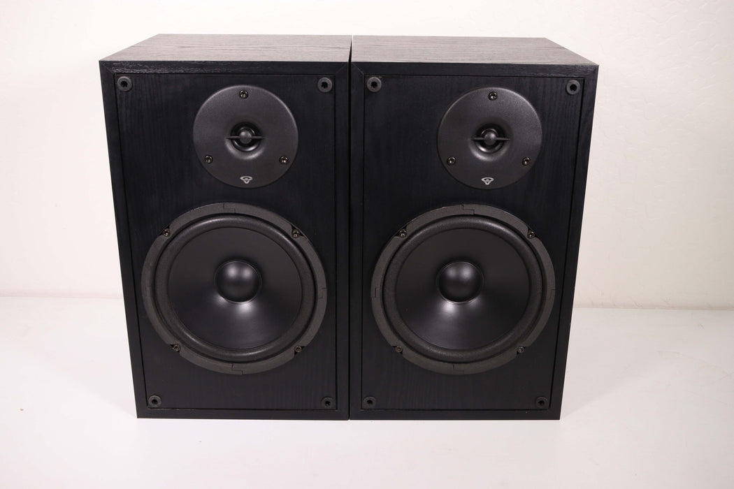 Cerwin Vega LS-8 Stereo Bookshelf Speaker Pair Small Black 8 Ohms 150 Watts-Speakers-SpenCertified-vintage-refurbished-electronics