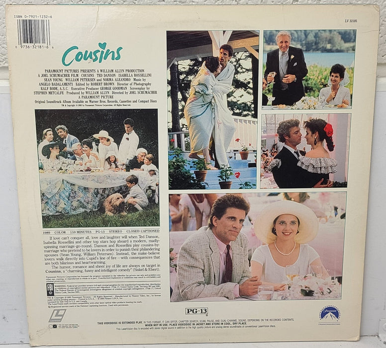 Cousins LaserDisc Movie-Electronics-SpenCertified-refurbished-vintage-electonics