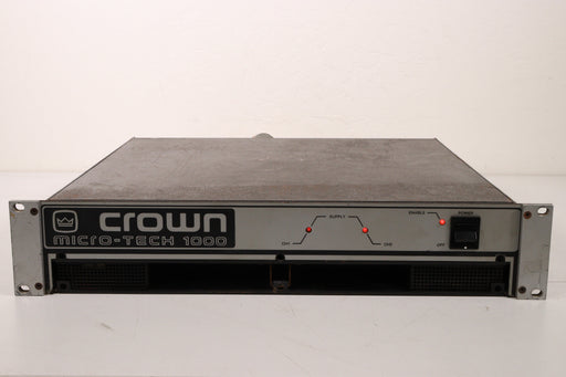 Crown Micro-Tech 1000 Power Amplifier-Power Amplifiers-SpenCertified-vintage-refurbished-electronics