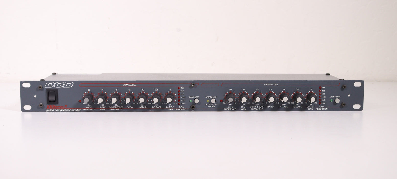 DOD 866 Series II Gated Compressor Limiter Rack Component System-Electronics-SpenCertified-vintage-refurbished-electronics