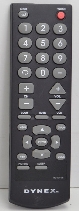 DYNEX CRT TV Remote Control Transmitter RC-V21-0B for CRT DX-R20TV DX-R24TV-Remote-SpenCertified-refurbished-vintage-electonics