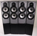 Dahlquist QX9 Tower Speaker Pair Slim Black Ported 3 Way (2 Pairs Available)-Speakers-SpenCertified-vintage-refurbished-electronics