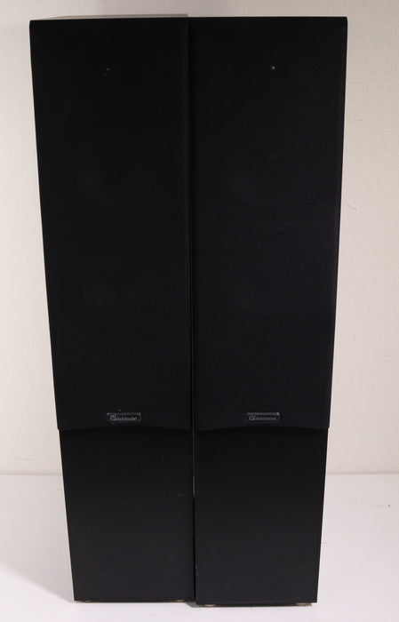 Dahlquist QX9 Tower Speaker Pair Slim Black Ported 3 Way (2 Pairs Available)-Speakers-SpenCertified-vintage-refurbished-electronics