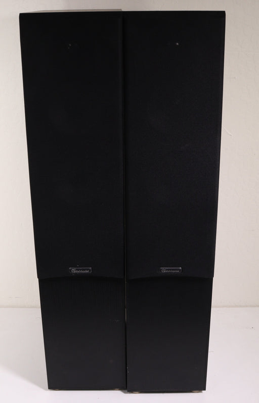 Dahlquist QX9 Tower Speaker Pair Slim Black Ported 3 Way (2 Pairs Available)-Speakers-SpenCertified-vintage-refurbished-electronics