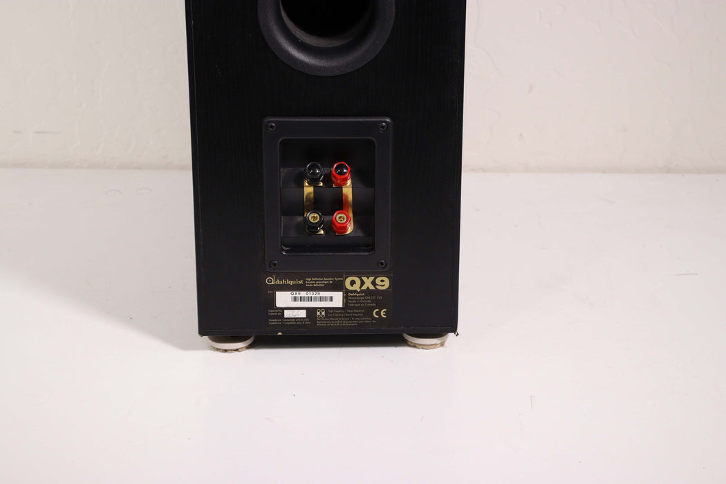 Dahlquist QX9 Tower Speaker Pair Slim Black Ported 3 Way (2 Pairs Available)-Speakers-SpenCertified-vintage-refurbished-electronics