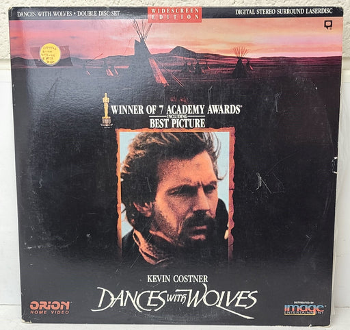 Dances With Wolves with Kevin Costner LaserDisc Movie-Electronics-SpenCertified-refurbished-vintage-electonics