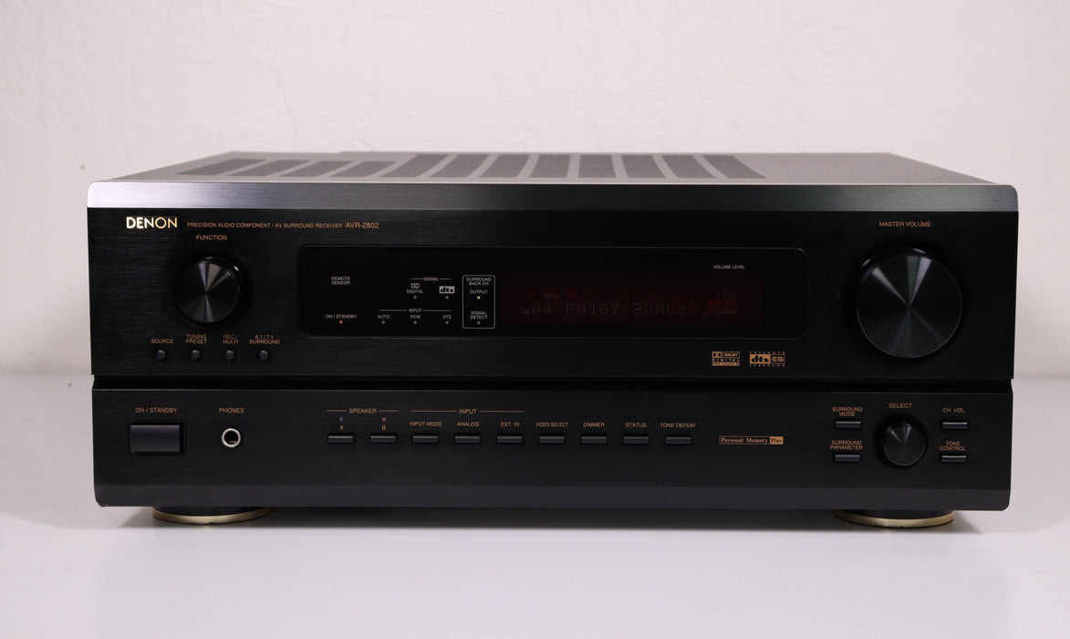 Denon AVR-2802 AV Home Theatre Surround Receiver Amplifier-Electronics-SpenCertified-vintage-refurbished-electronics