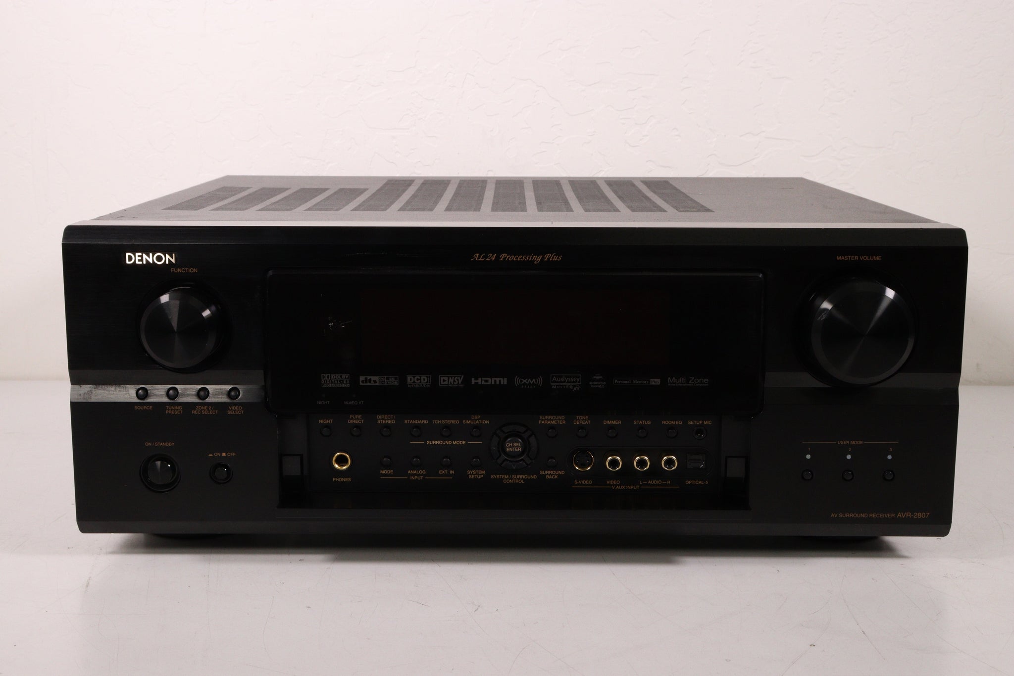 Denon AVR2807 Receiver Audio/Video HDMI Digital Optical Phono AM/FM R