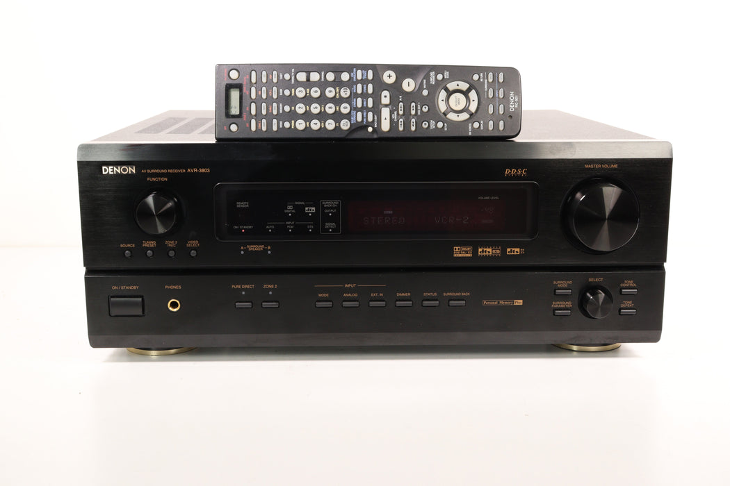 Denon AVR-3803 AV Surround Receiver Amplifier System 7.1 Made in Japan-Audio Amplifiers-SpenCertified-vintage-refurbished-electronics