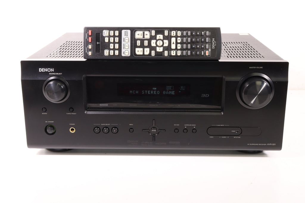 Denon AVR-591 5.1 Channel HDMI discount Home Theater System Receiver No Remote WORKS