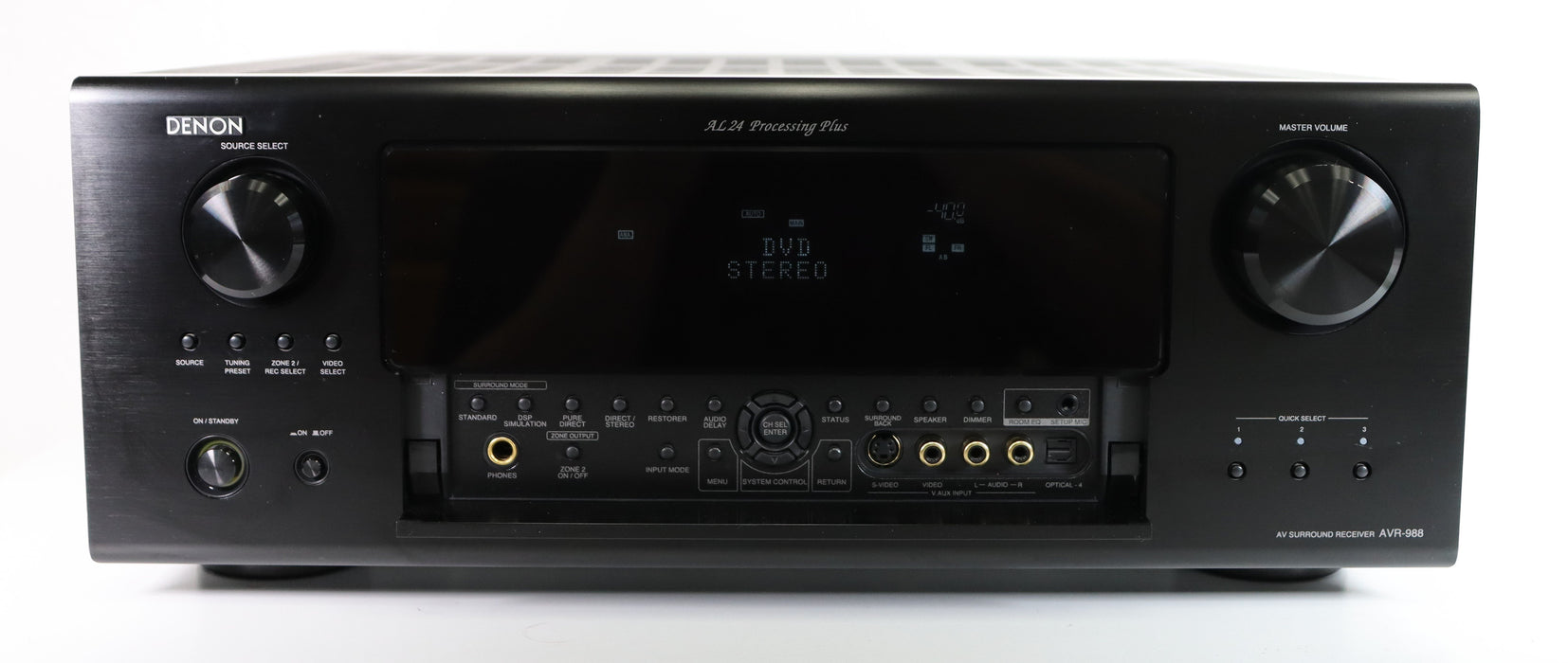 Denon AVR-988 AL24 Processing Plus AV Surround Receiver with HDMI and XM Radio-SpenCertified-vintage-refurbished-electronics