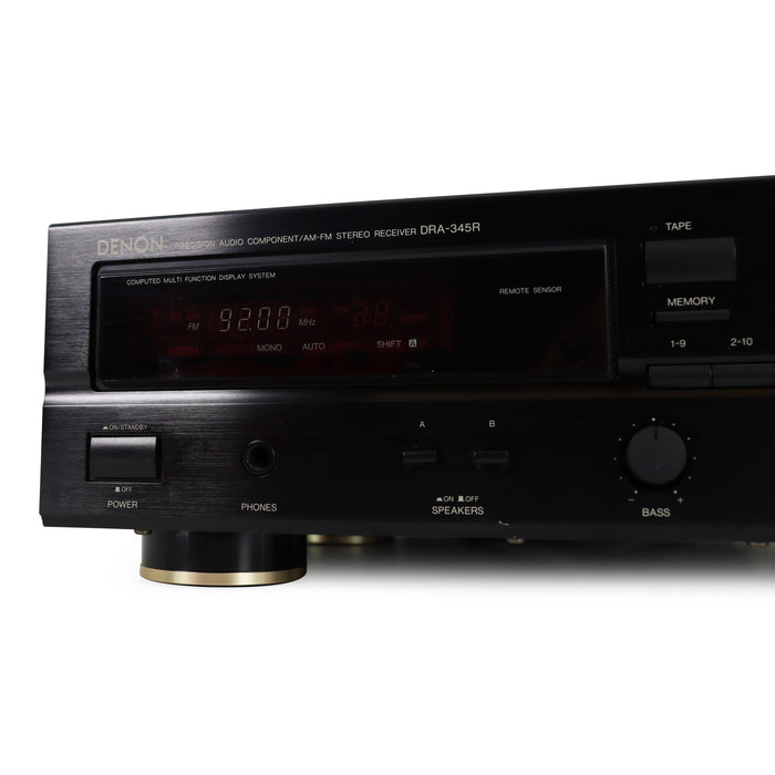 Denon DRA-345R Precision Audio Component / Integrated Stereo Amplifier-Electronics-SpenCertified-refurbished-vintage-electonics