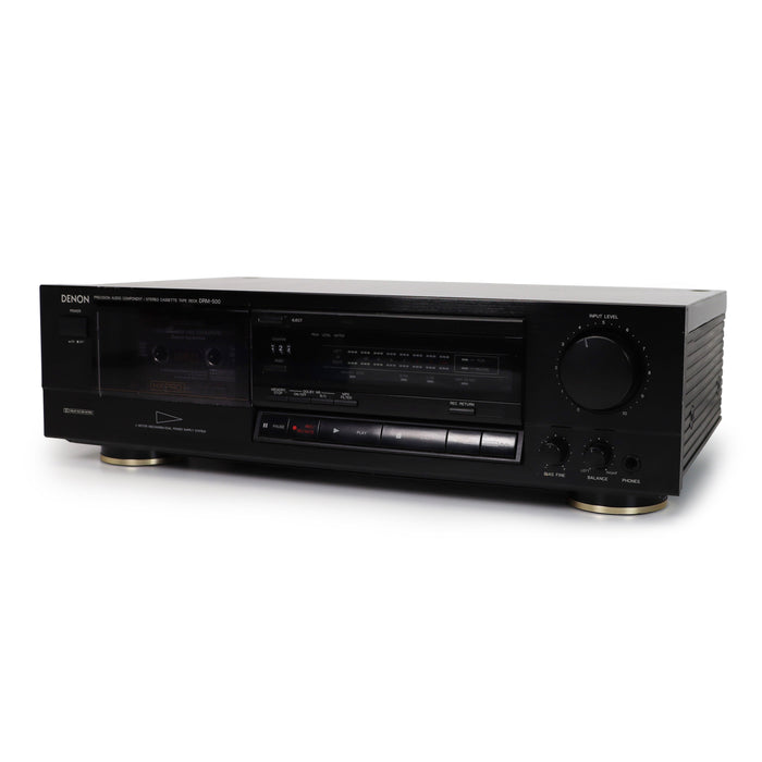 Denon DRM-500 Single Stereo Cassette Deck Player-Electronics-SpenCertified-refurbished-vintage-electonics