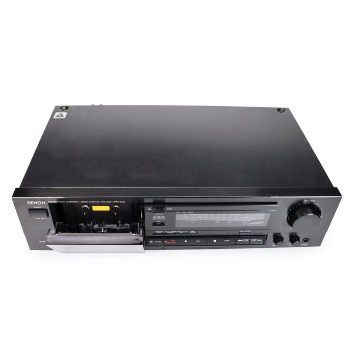 Denon DRM-500 Single Stereo Cassette Deck Player-Electronics-SpenCertified-refurbished-vintage-electonics