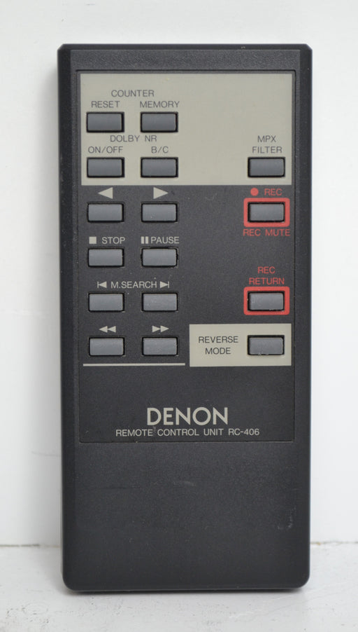 Denon DRR-680 Single Stereo Cassette Deck Player With Remote Control-Electronics-SpenCertified-refurbished-vintage-electonics