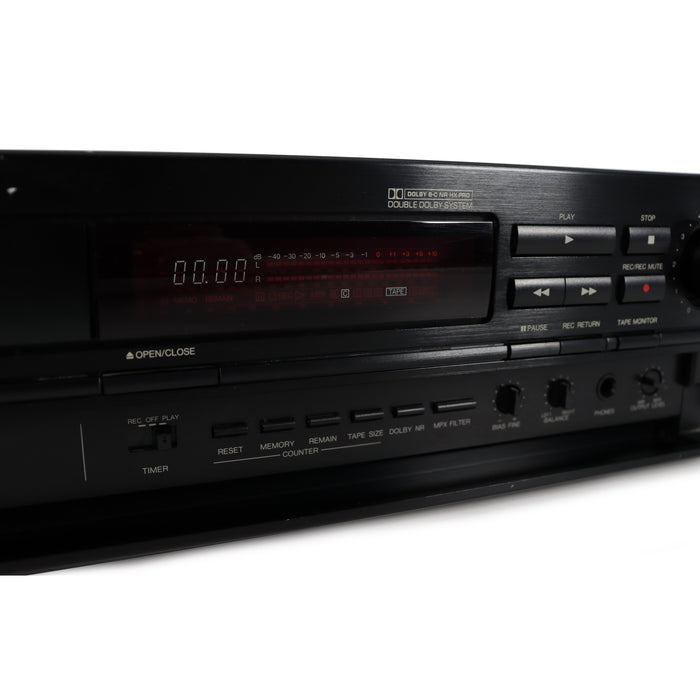 Denon DRS-810 3 Head Horizontal Loading Single Stereo Cassette Deck Player-Electronics-SpenCertified-refurbished-vintage-electonics