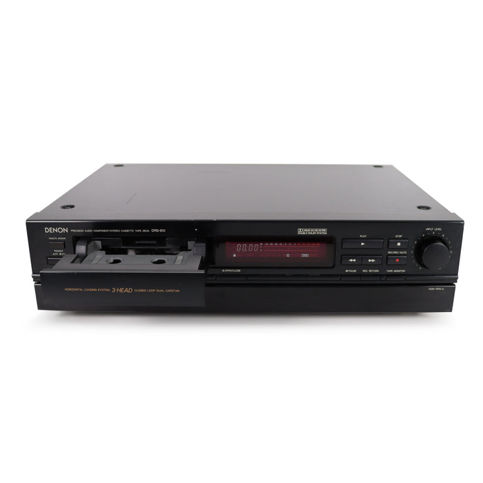 Denon DRS-810 3 Head Horizontal Loading Single Stereo Cassette Deck Player-Electronics-SpenCertified-refurbished-vintage-electonics