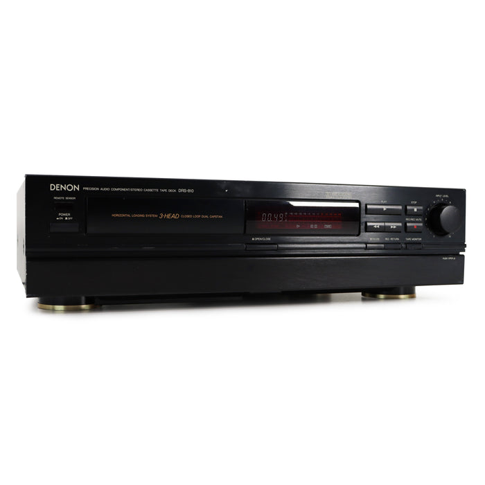 Denon DRS-810 3 Head Horizontal Loading Single Stereo Cassette Deck Player-Electronics-SpenCertified-refurbished-vintage-electonics