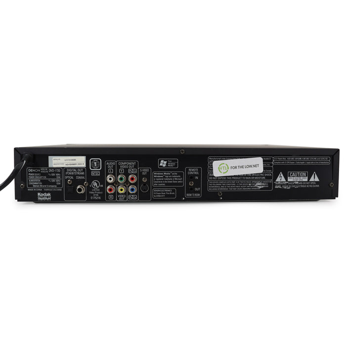 Denon DVD-1720 Progressive Scan DVD Player-Electronics-SpenCertified-refurbished-vintage-electonics