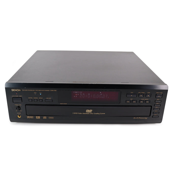 Denon DVM-3700 5-Disc Carousel DVD/CD Player-Electronics-SpenCertified-refurbished-vintage-electonics