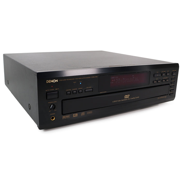 Denon DVM-3700 5-Disc Carousel DVD/CD Player-Electronics-SpenCertified-refurbished-vintage-electonics