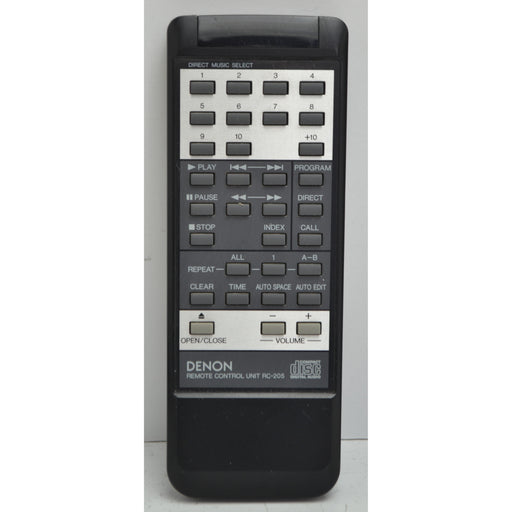 Denon RC-205 Remote Control for CD Player DCD-1400-Remote-SpenCertified-refurbished-vintage-electonics