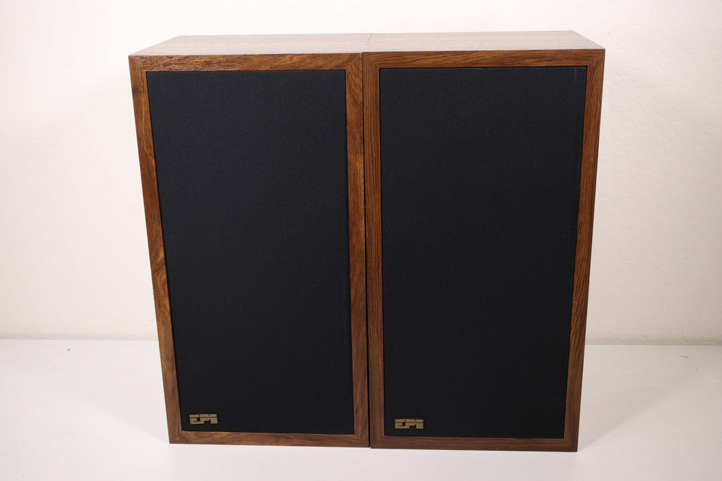 EPI 100V 2 Way Small Bookshelf Speaker Pair Dark Brown 8 Ohms 12-50 Watts-Speakers-SpenCertified-vintage-refurbished-electronics