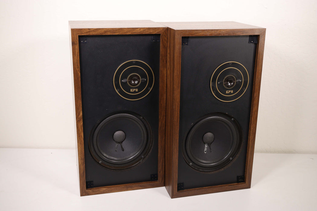 EPI 100V 2 Way Small Bookshelf Speaker Pair Dark Brown 8 Ohms 12-50 Watts-Speakers-SpenCertified-vintage-refurbished-electronics