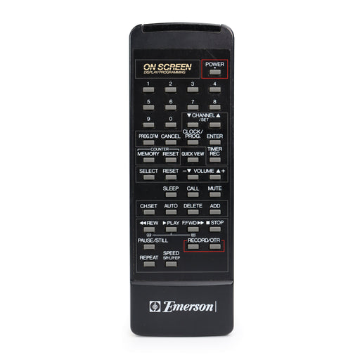 Emerson 076G01501C VCR VHS Player Remote Control-Remote-SpenCertified-refurbished-vintage-electonics