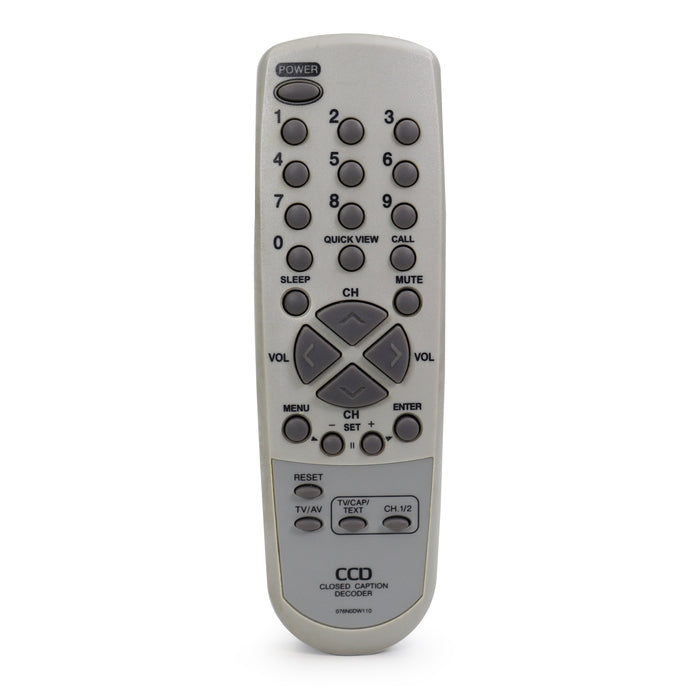 CCD Closed Caption Decoder 076N0DW110 Remote Control for JCTV1372SB-Remote-SpenCertified-refurbished-vintage-electonics