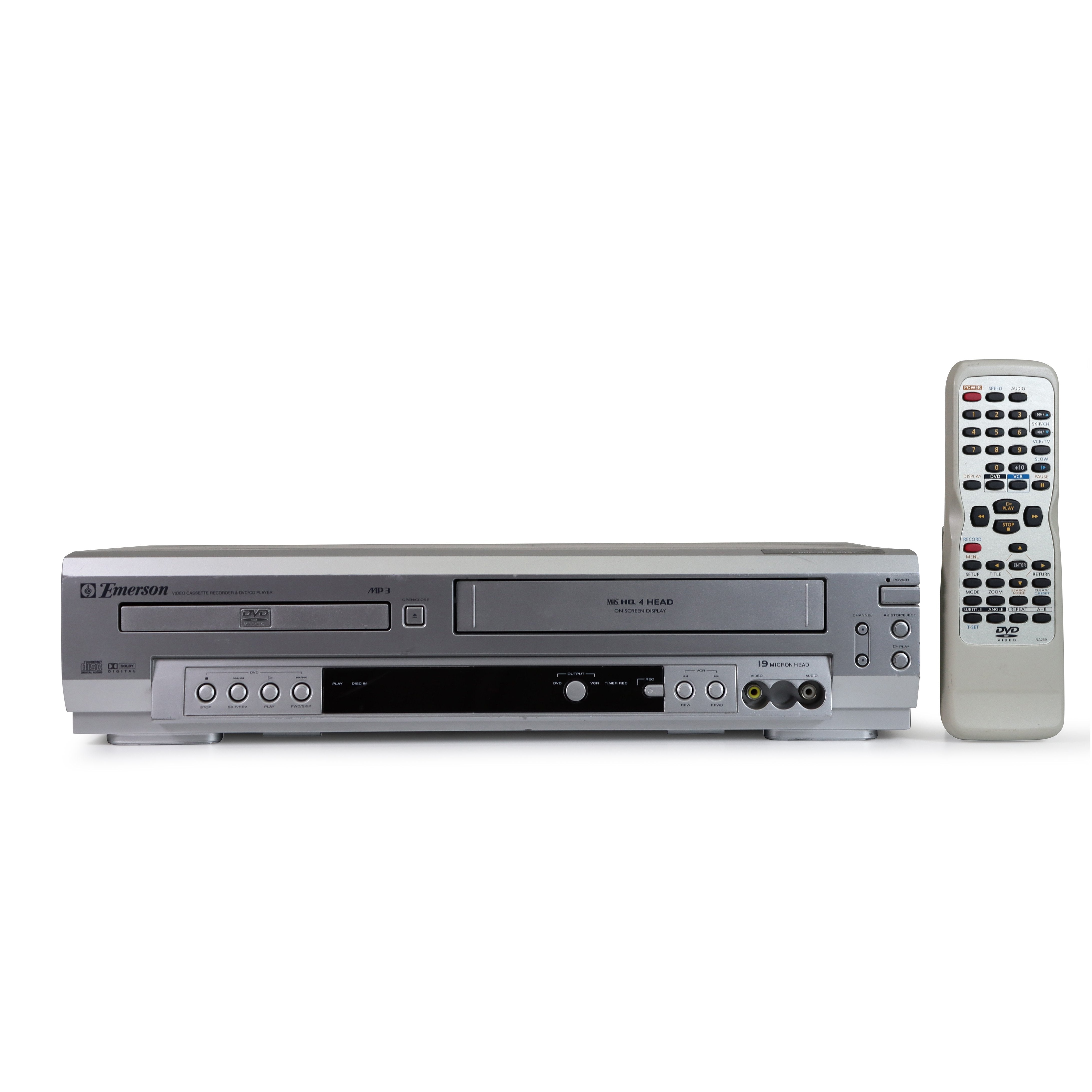 Emerson DVD/VCR Combo With Remote, 5 VCR/2 Blank/2 DVD Combo IN GREAT popular CONDITION