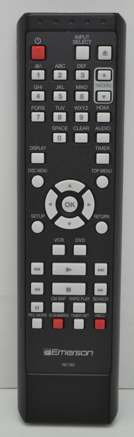 Emerson NC183 DVD VCR Combo Recorder Remote Control-Remote-SpenCertified-refurbished-vintage-electonics