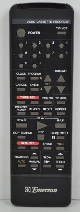 Emerson VCR968 VCR4000 VCR VHS Player Remote Control-Remote-SpenCertified-refurbished-vintage-electonics