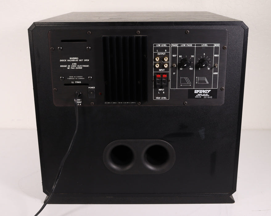 Energy AS-180 12" Powered Subwoofer Audio System Ported-Speakers-SpenCertified-vintage-refurbished-electronics